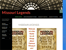 Tablet Screenshot of missourilegends.com